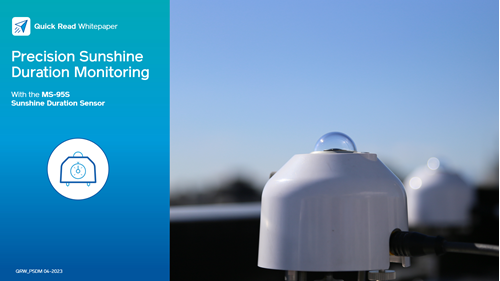 Precision Sunshine Duration Monitoring QRW